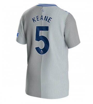 Everton Michael Keane #5 Replika Tredjetrøje 2023-24 Kortærmet